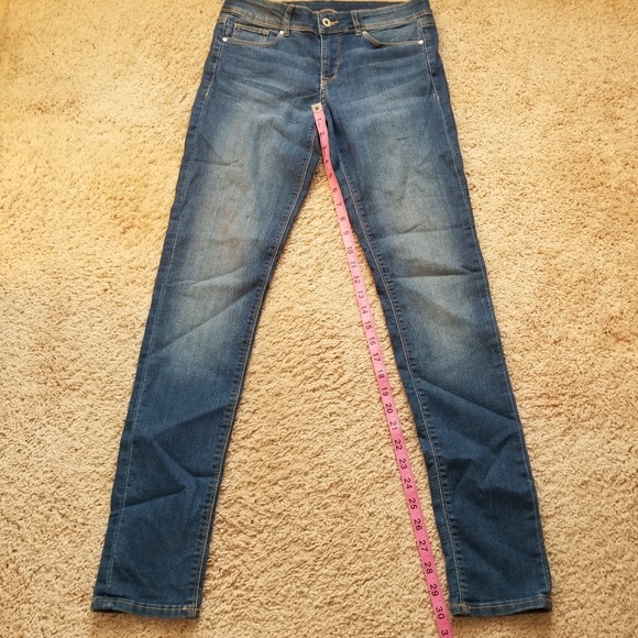 H&M Divided Skinny Stretch Blue Denim Jeans - Picture 5 of 7